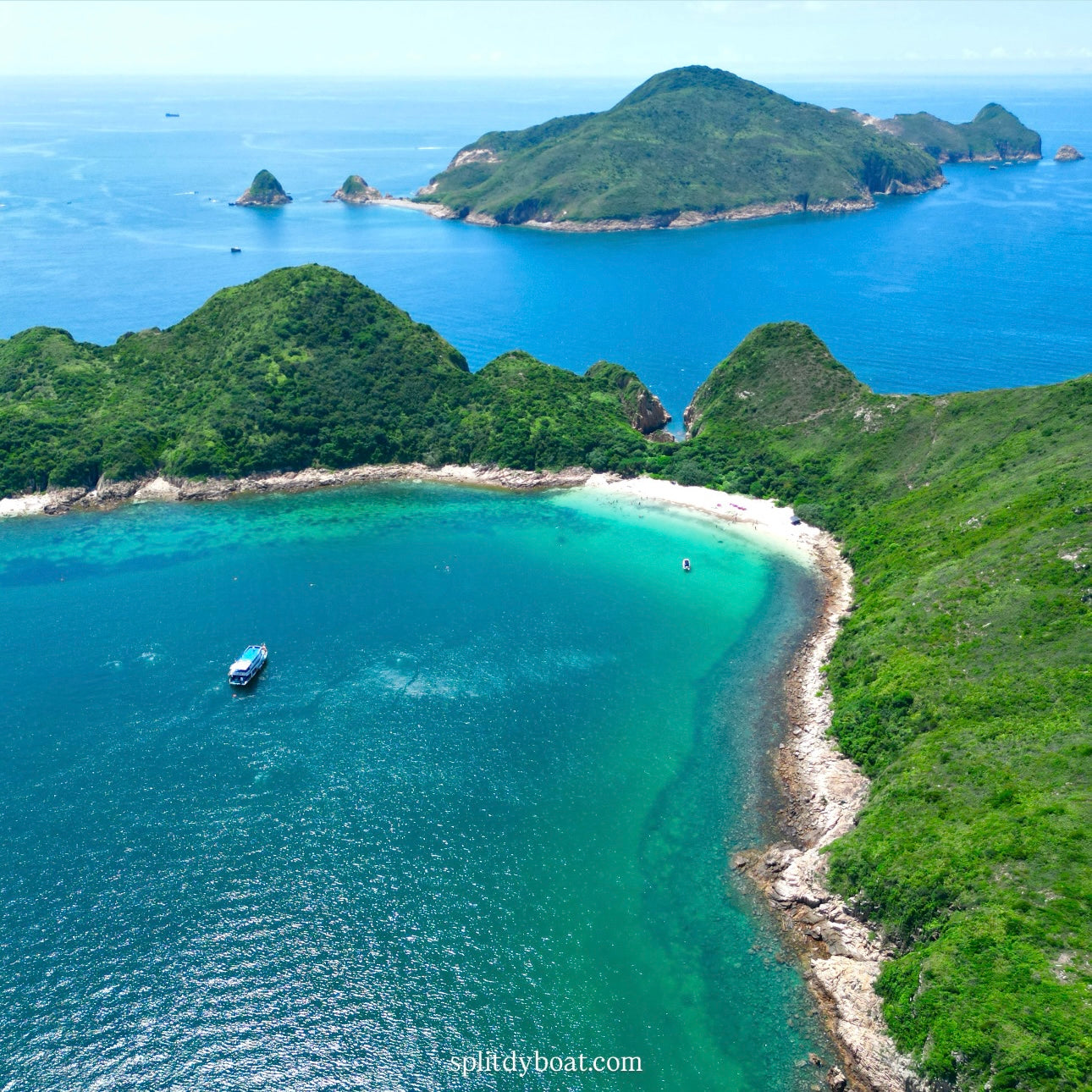 西貢遊艇海灘跳島浮潛體驗團|甕缸灣、滘西灣、滘西灣魚排