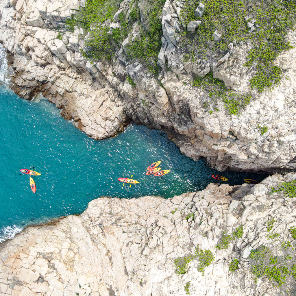 地質公園果洲群島火山岩洞探險獨木舟團