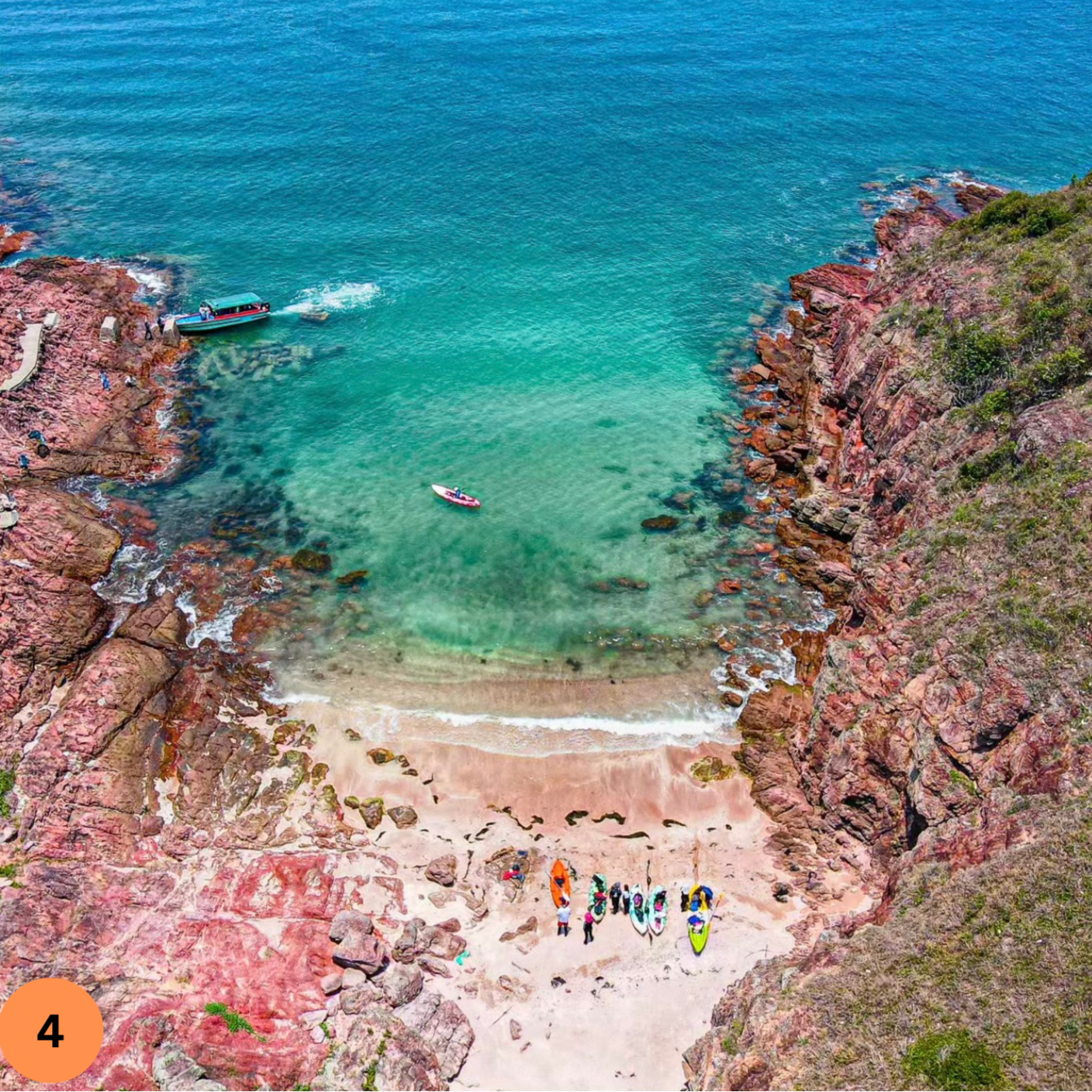 Geopark Flaming Red Coast Island Hopping Tour