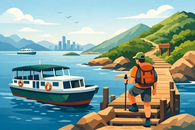 Boat Access Hiking Trailheads in Hong Kong
