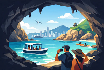 Sea Cave Sightseeing Experience in Hong Kong