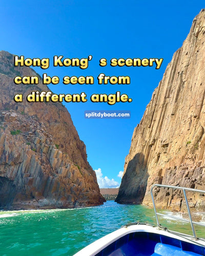 Hong Kong's scenery can be seen from a different angle.
