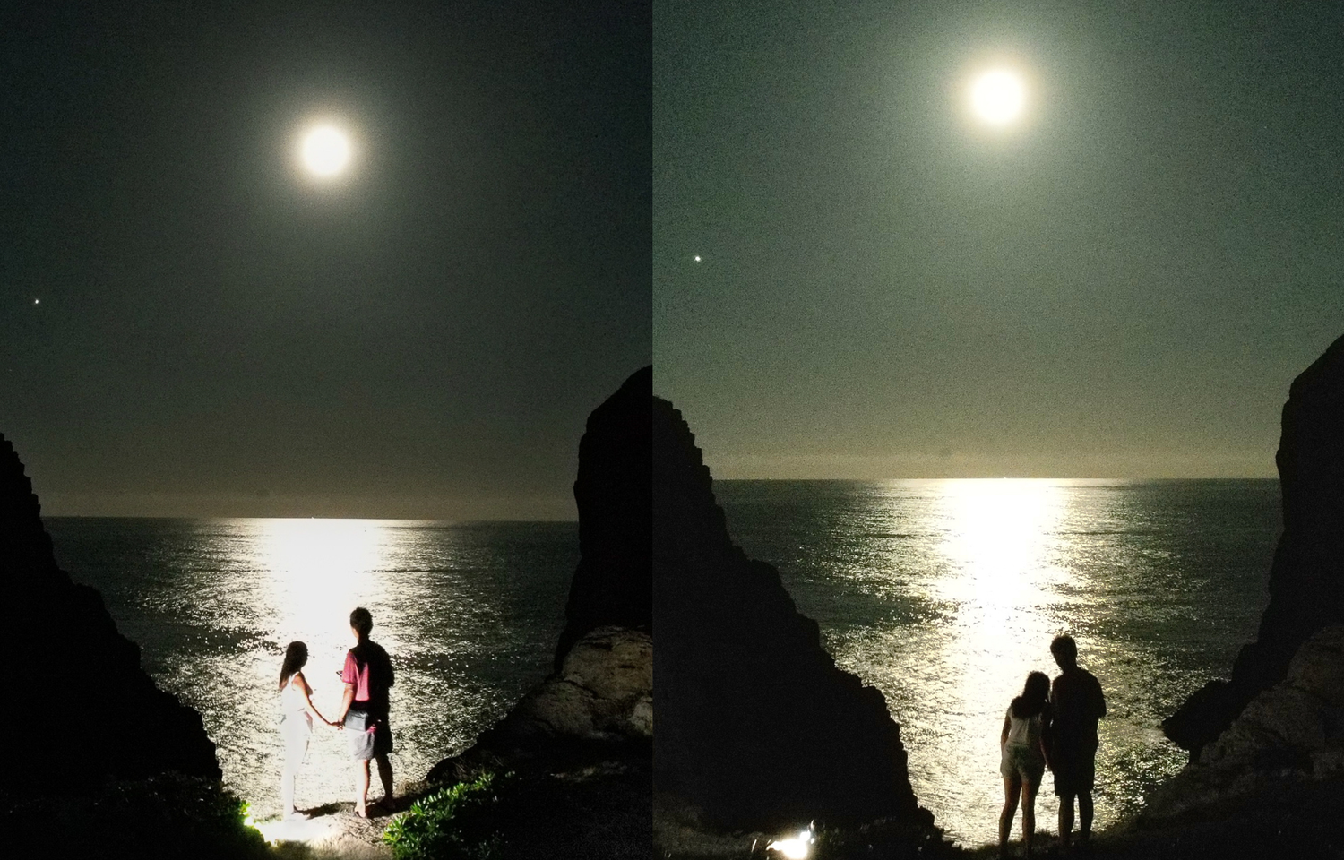 Admiring the Full Supermoon