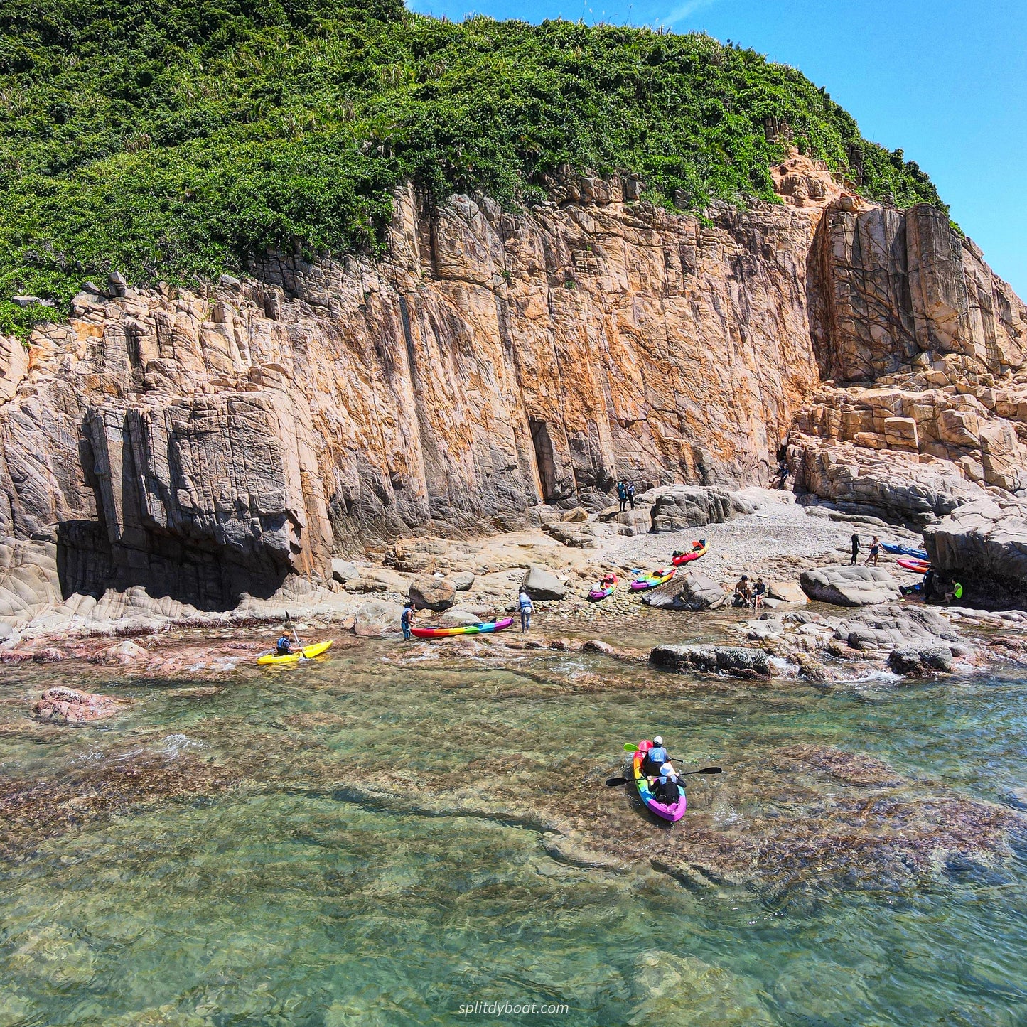 Geopark Steep Island Cave Adventure Kayaking Tour