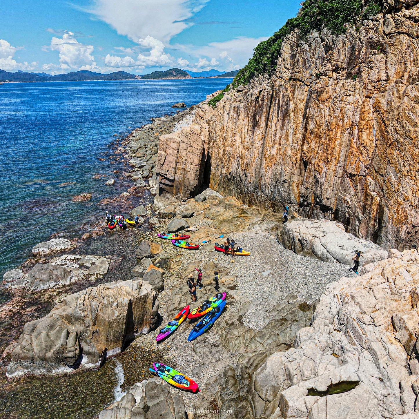 Geopark Steep Island Cave Adventure Kayaking Tour