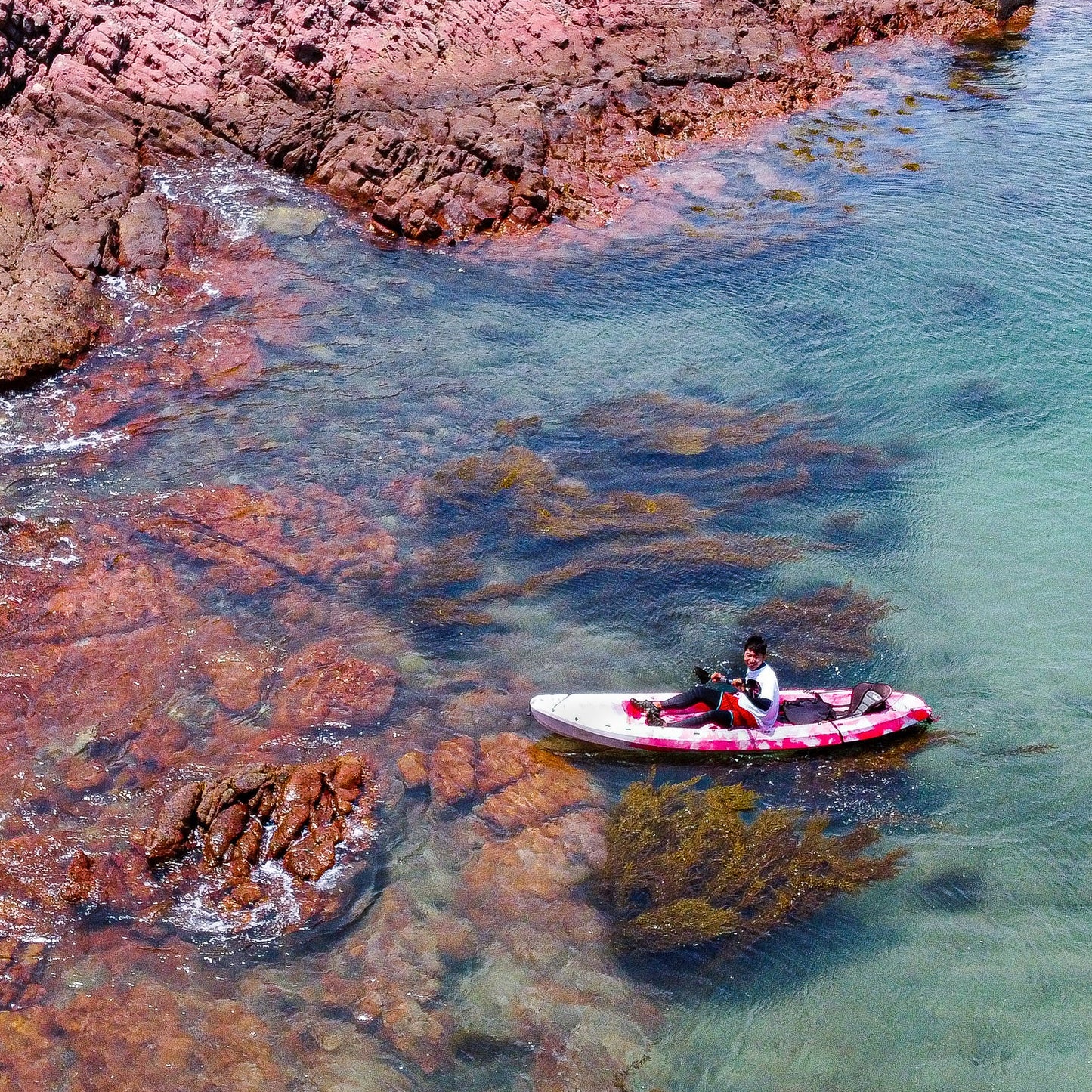 Geopark Red Coast Port Island Kayaking and Snorkelling Tour