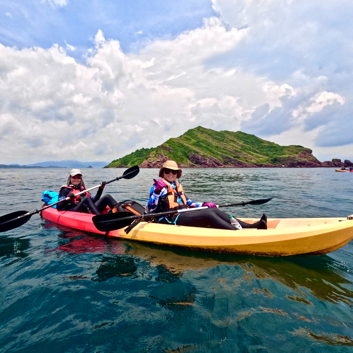 Geopark Red Coast Port Island Kayaking and Snorkelling Tour