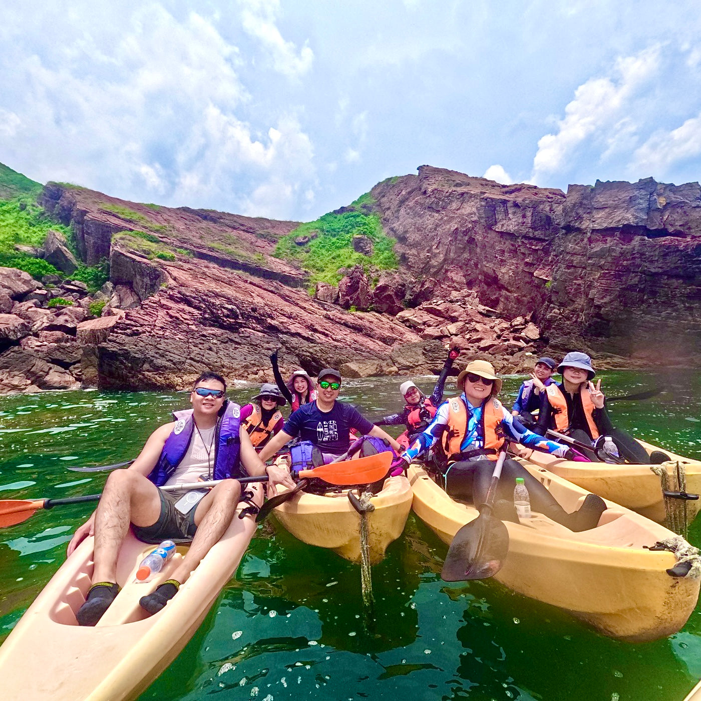 Geopark Red Coast Port Island Kayaking and Snorkelling Tour