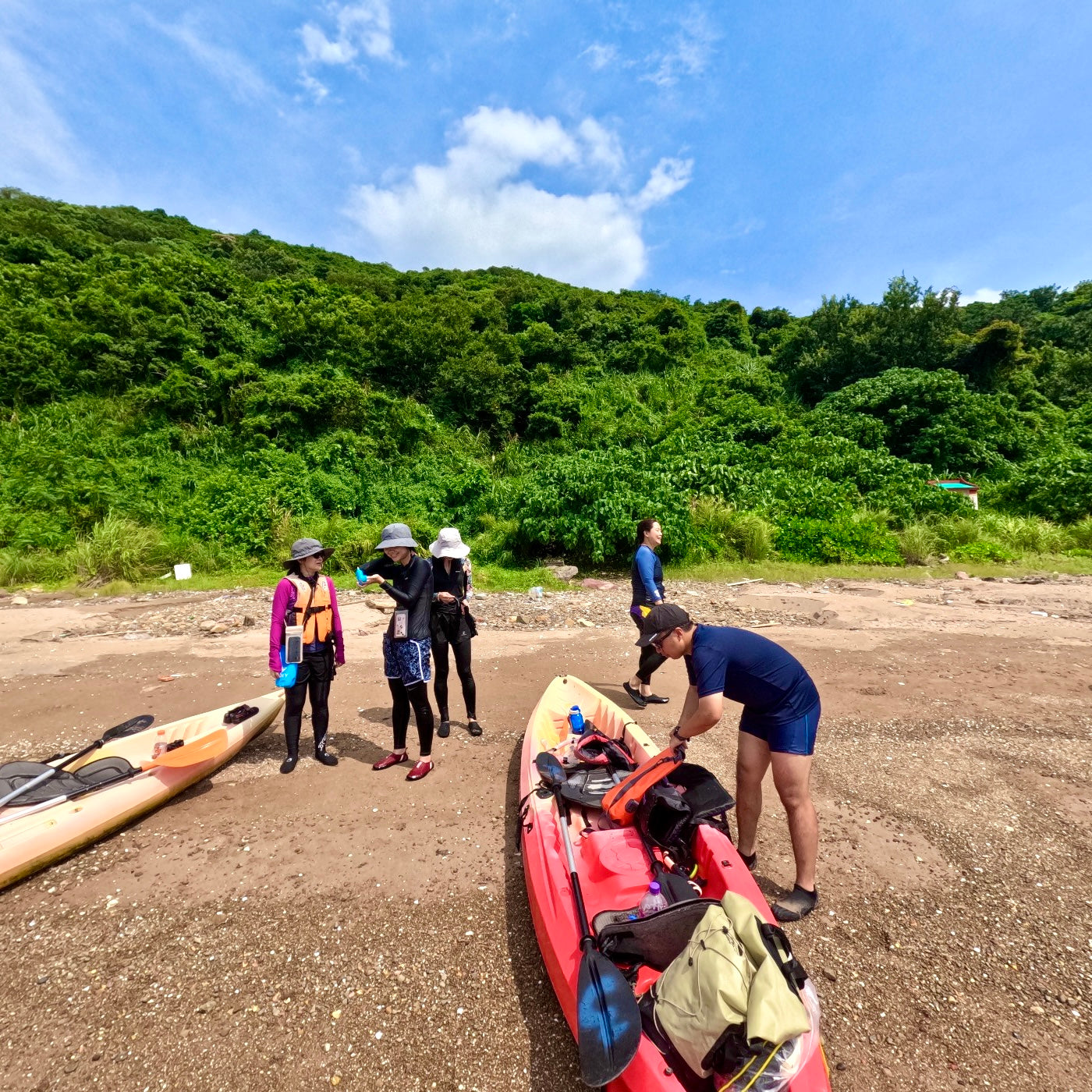 Geopark Red Coast Port Island Kayaking and Snorkelling Tour