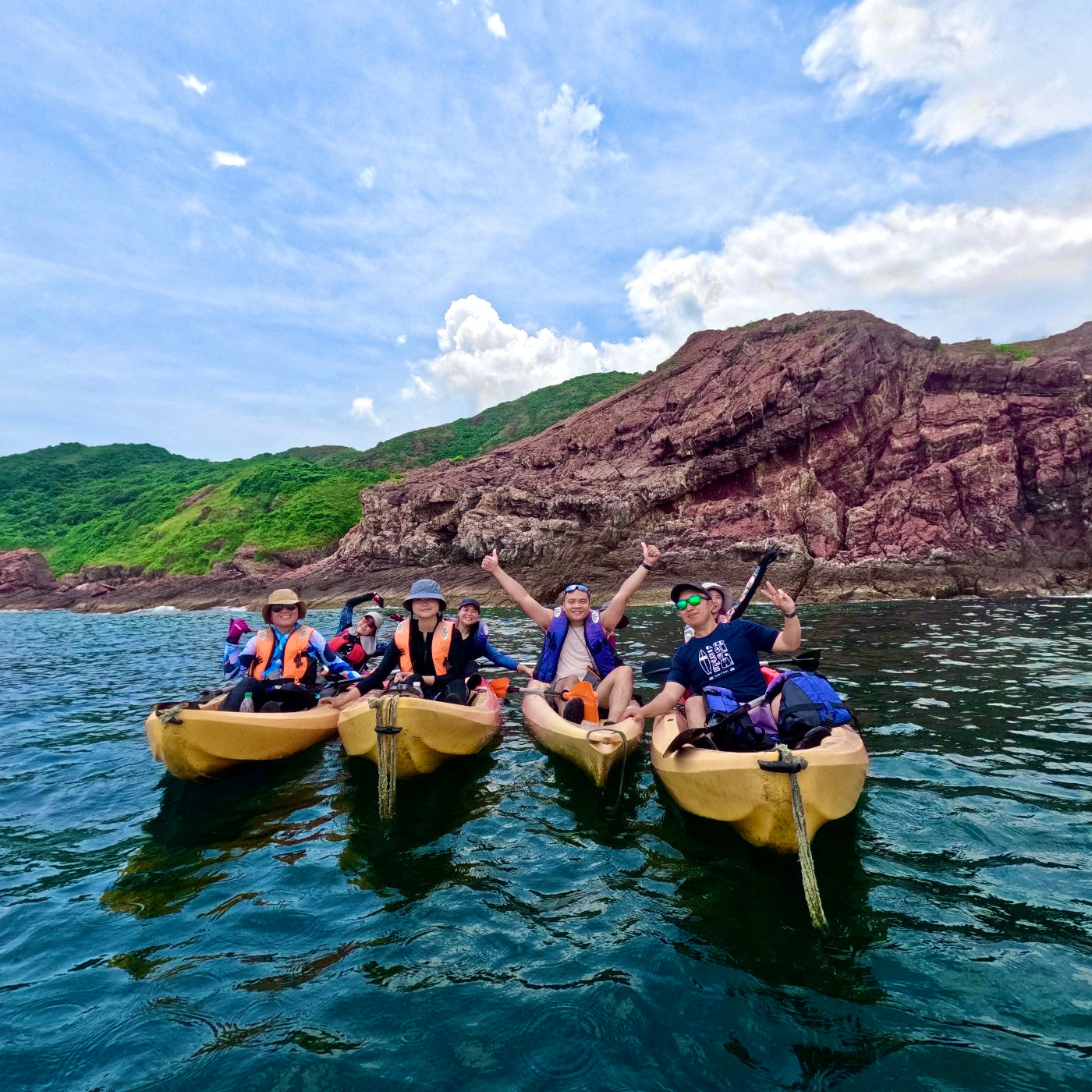 Geopark Red Coast Port Island Kayaking and Snorkelling Tour