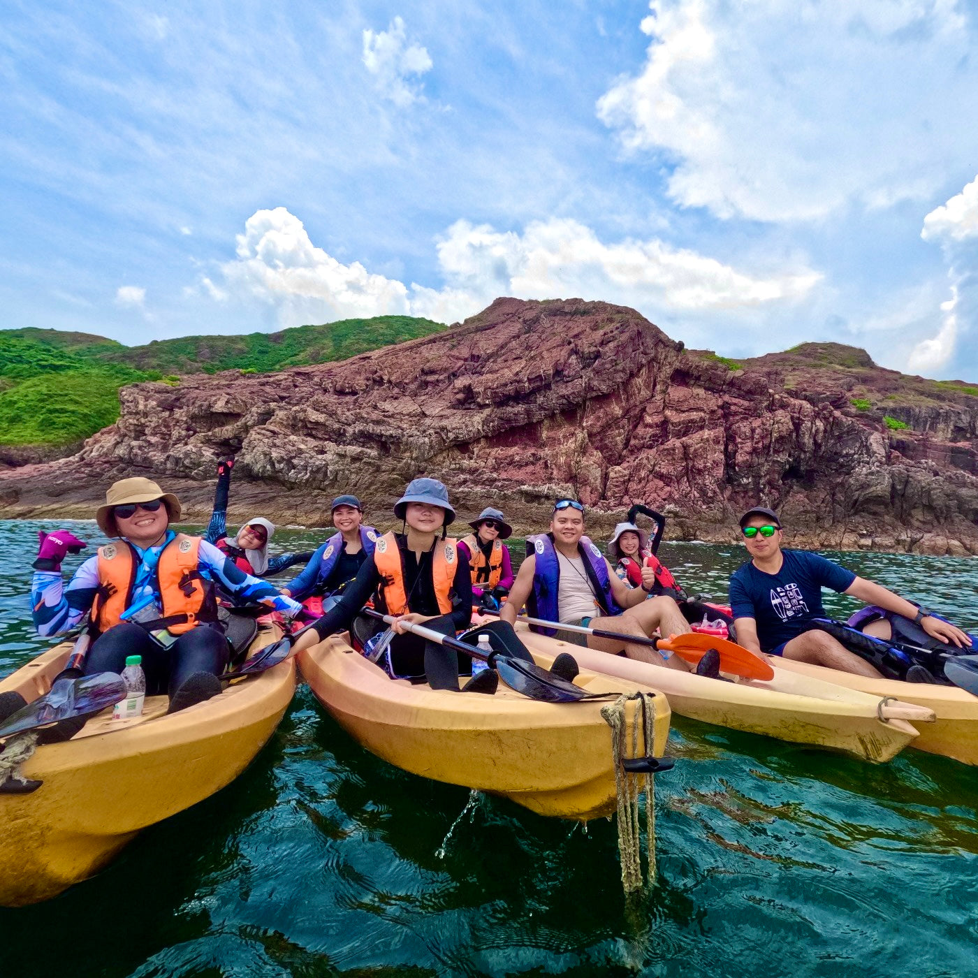 Geopark Red Coast Port Island Kayaking and Snorkelling Tour