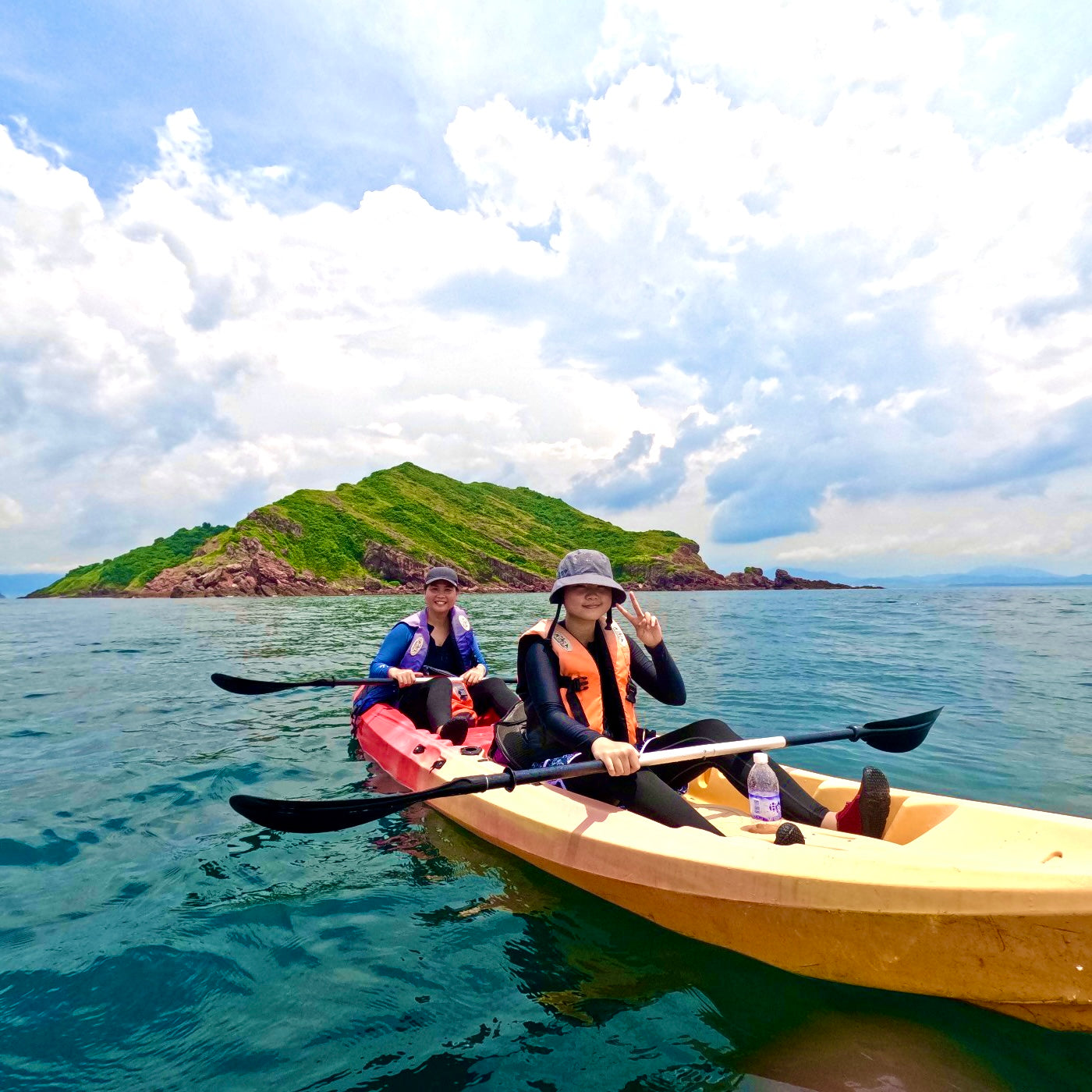 Geopark Red Coast Port Island Kayaking and Snorkelling Tour