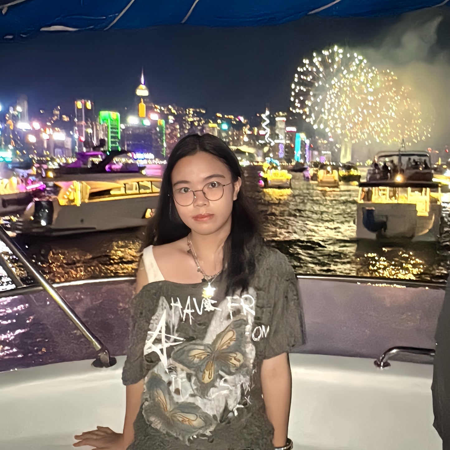Victoria Harbour Sunset + Fireworks Cruise (4 hours - From Shau Kei Wan!)