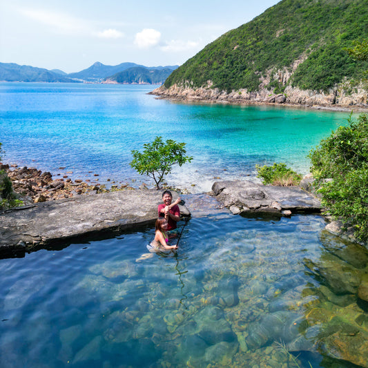 Kau Sai Wan Beach Snorkelling, Fish Raft and Four Sea Arches Volcano Sightseeing