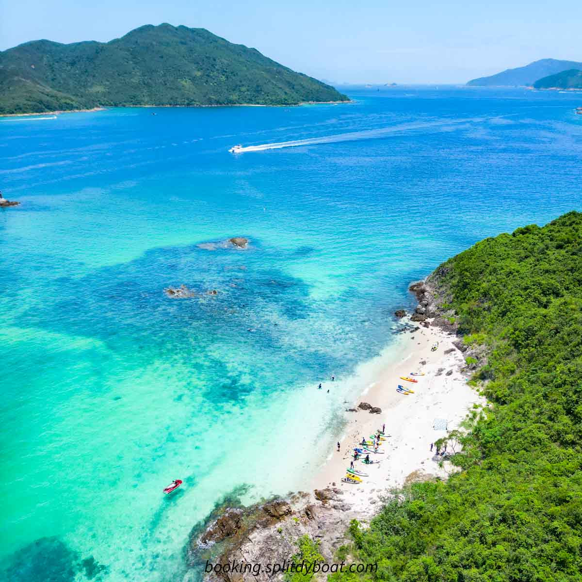 西貢沙灘夾船團(浪芒灣｜威士忌灣｜滘西灣)